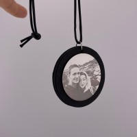 Підвіска в машину з вашим фото подарунок коханому