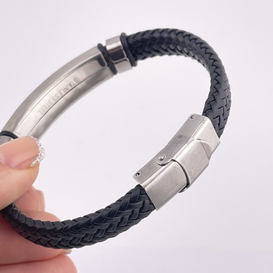 Браслет з індивідуальним гравіюванням подарунок для сина на Новий рік