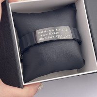 Браслет силіконовий з гравіюванням подарунок коханому