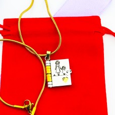 Кулон книжка з гравіюванням для донечки подарунок від мами на 8 Березня