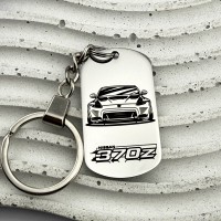 Брелок на ключі з гравіюванням зображення марки авто NISSAN