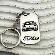 Брелок на ключі з гравіюванням зображення марки авто NISSAN