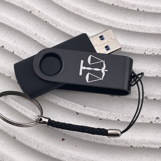 USB Флешка 64 GB із гравіюванням подарунок для адвоката