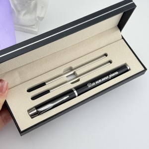 Іменна ручка металевий корпус з лазерним гравіюванням у подарунковій коробці